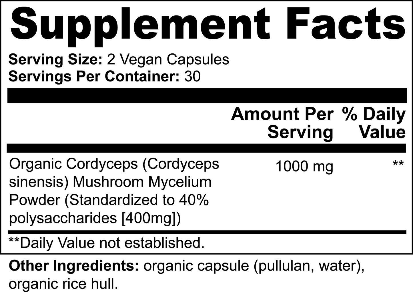 Cordyceps Mushroom superfoodz