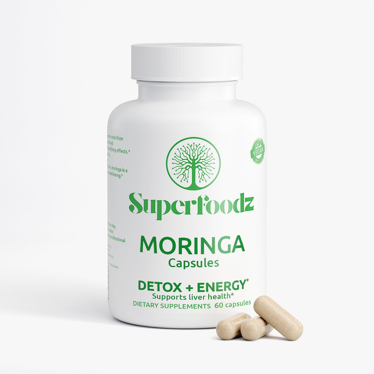 Moringa Capsules for Hormonal Balance + Performance Support