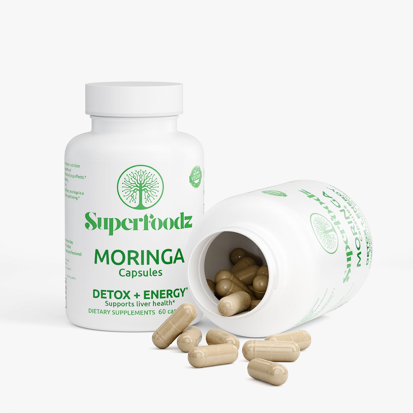 Moringa Capsules for Hormonal Balance + Performance Support