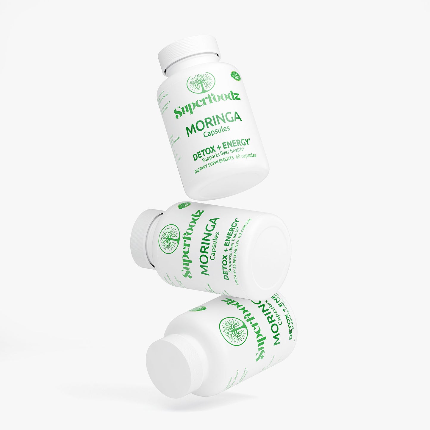 Moringa Capsules for Hormonal Balance + Performance Support