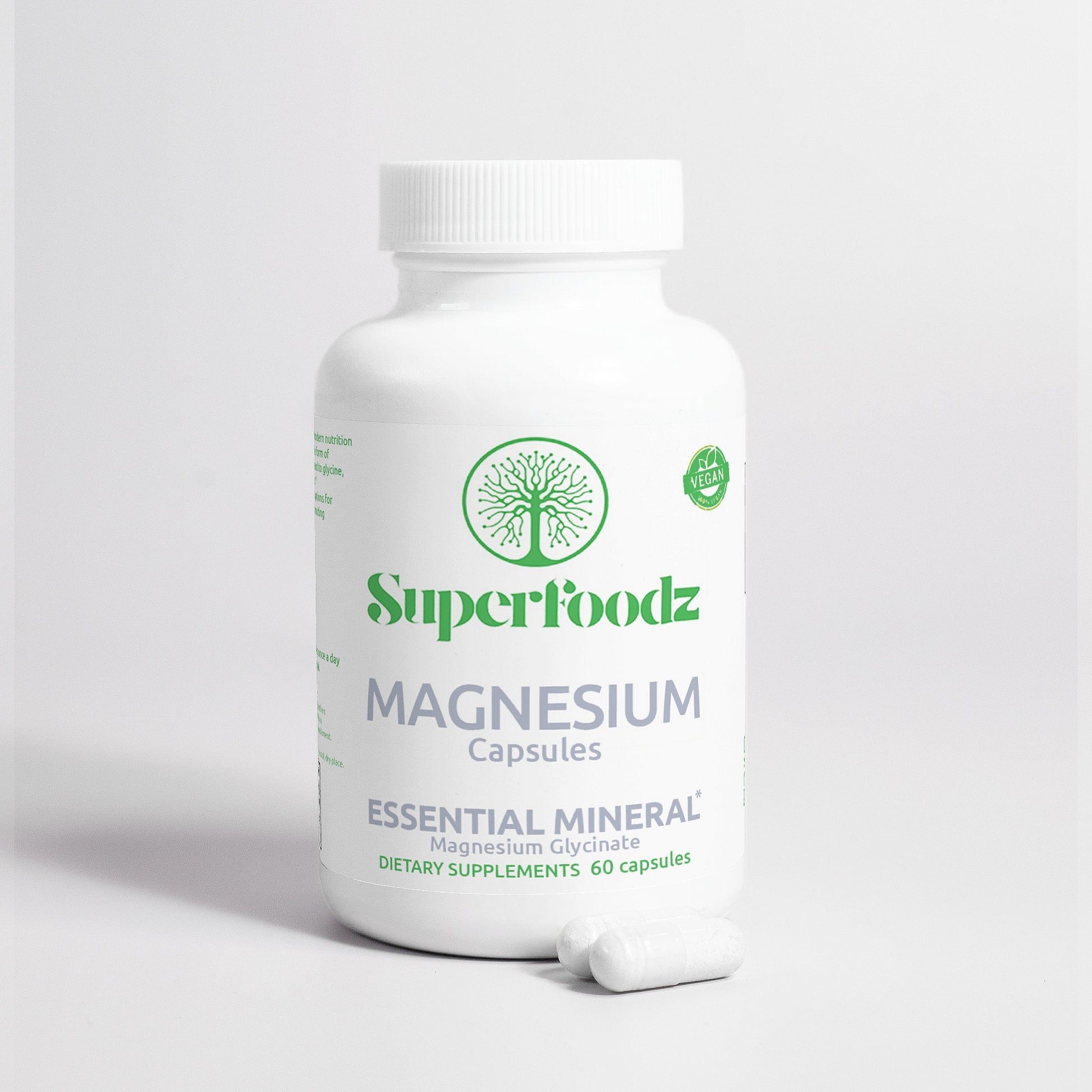wellness supplement bundle - magnesium glycinate capsules