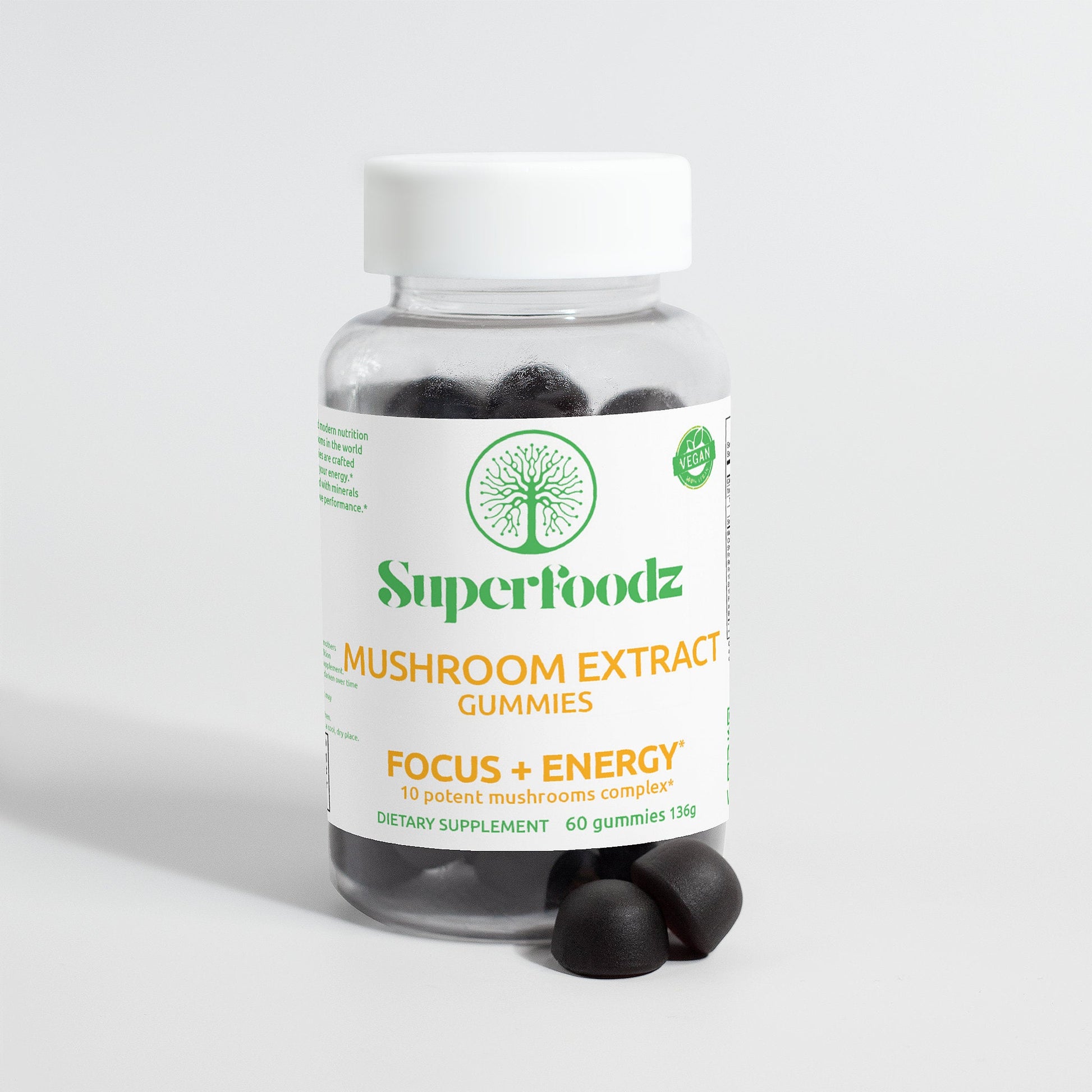 wellness supplement bundle - mushroom extract gummies