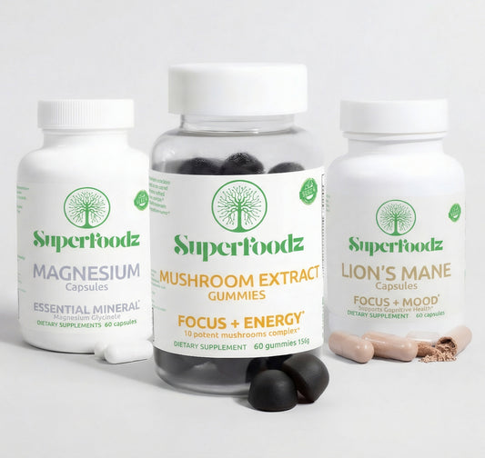 Ultimate Wellness Supplement Bundle (Focus + Recovery) Superfoodz